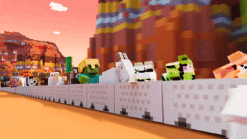 Wait Up Lets Go GIF by Minecraft