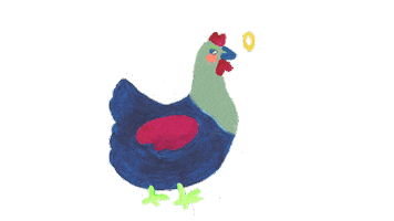 Chicken Sticker by Oilily