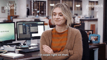 The Paper Dating GIF by Peacock