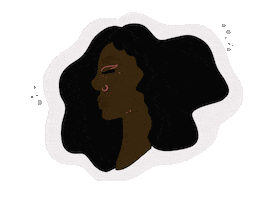 Blm Mulher Negra Sticker