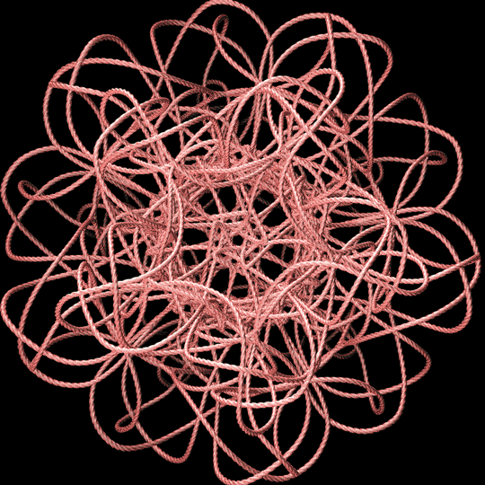 sphericalart art transform wire string GIF