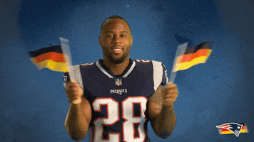 Excited Germany GIF by New England Patriots International