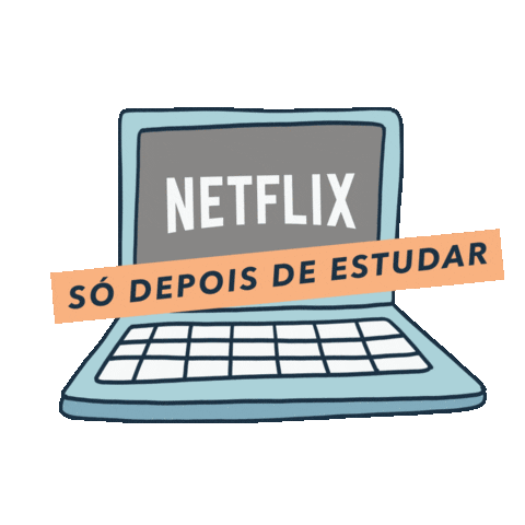 Netflix Study Sticker by Filhos Web