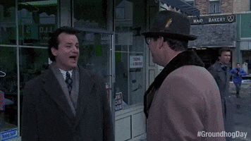 Bill Murray Punch GIF by Groundhog Day