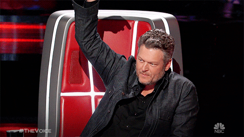 Pick Me Blake Shelton Gif By The Voice Find Share On Giphy