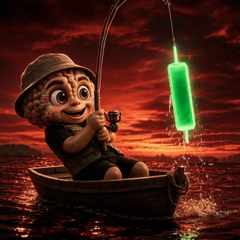Crypto Fishing GIF by BOBAI - Brain On BNB AI