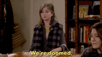 We Are Doomed Reaction GIF by CBS