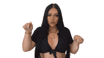 Look Pointing Down Sticker by Riches & Saint