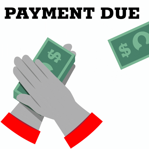 payment due clipart