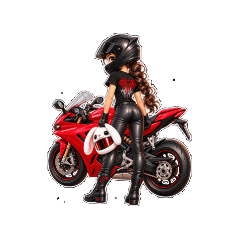 Motorcycle Ducati Sticker