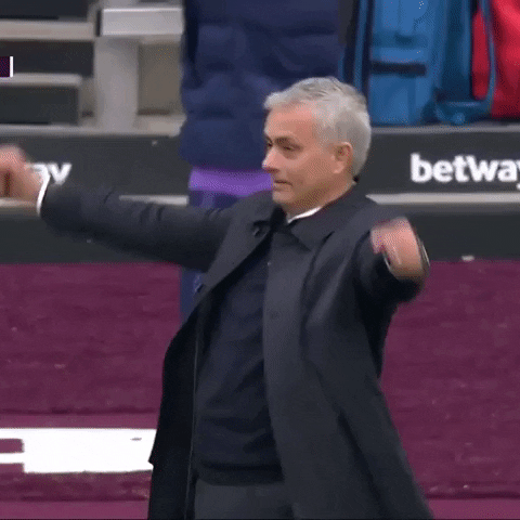 Happy Jose Mourinho GIF by DAZN North America - Find & Share on GIPHY