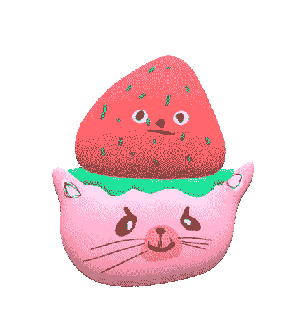 Cat Fun Sticker by Paola Hibiki