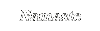 Yoga Namaste Sticker by Clearbeing