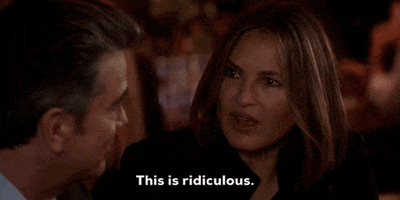This Is Ridiculous Olivia Benson GIF by Wolf Entertainment