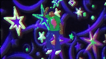 80S Dancing GIF by Cosmica Artists + Records