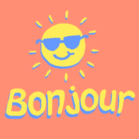 French Bonjour GIF by GIPHY Studios Originals