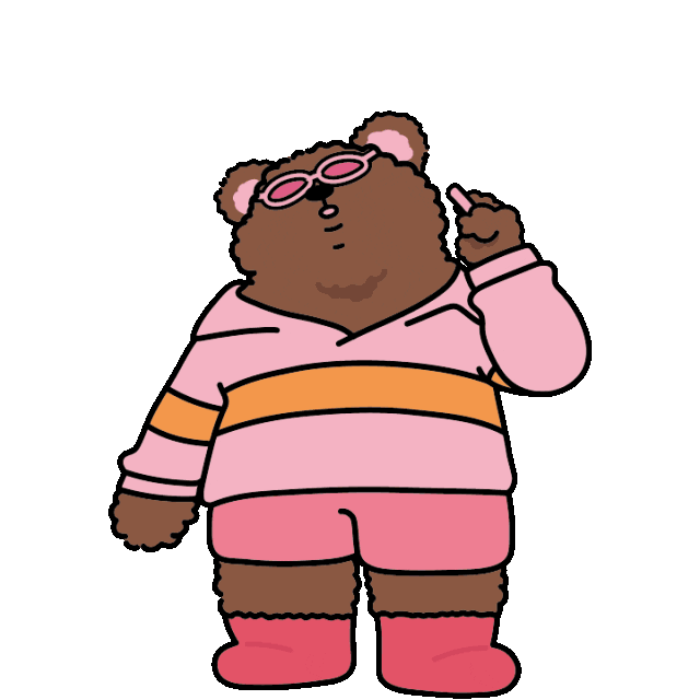Cute Bear Sticker by Pink Sweat$