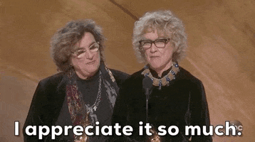 Oscars Thank You GIF by The Academy Awards