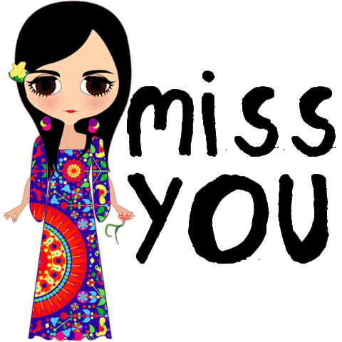 Miss You Girl Power Sticker for iOS & Android | GIPHY
