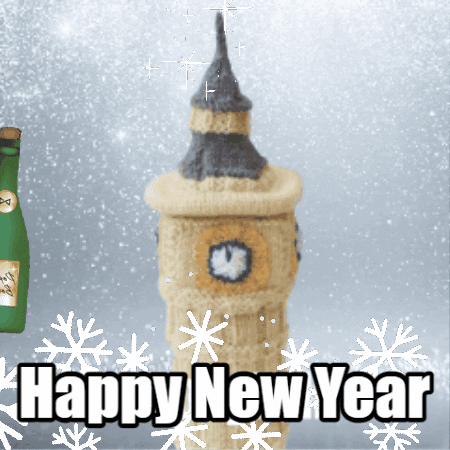 New Year Buildings GIF by TeaCosyFolk