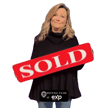 Happy Real Estate Sticker by Brooke Team