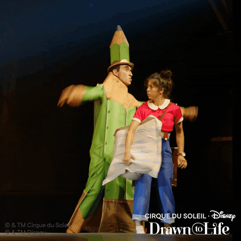 Drawn To Life Disney GIF by Cirque du Soleil