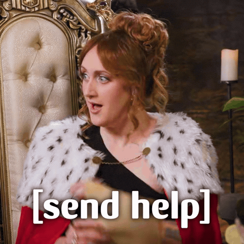 Nervous Help Me GIF by Brittany Broski