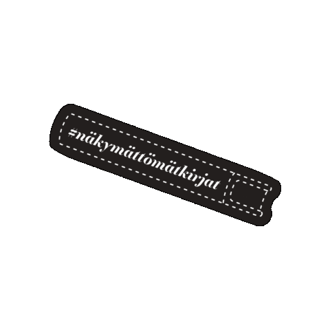 Nakymattomatkirjat Sticker by Kumma-kustannus