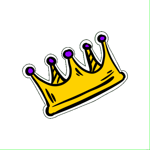 Crown Lila Sticker by ultraviolett