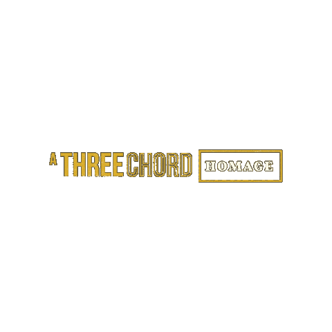 Homage Sticker by Three Chord Bourbon