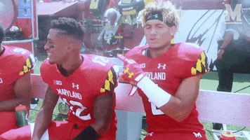 college football shrug GIF by Maryland Terrapins