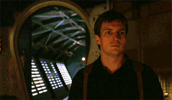 Malcolm Reynolds Speechless Walks Away GIF