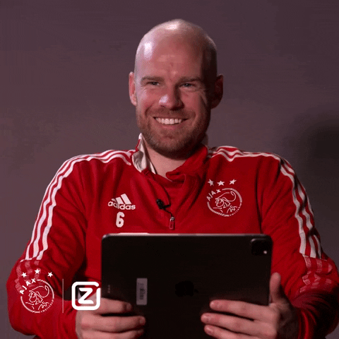 Football Smile GIF by AFC Ajax