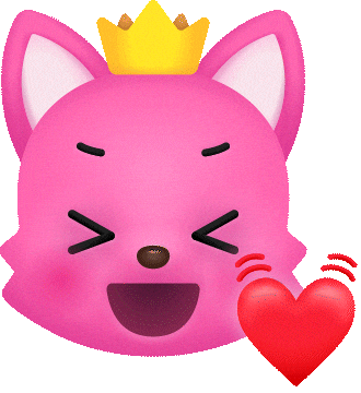 Happy Heart Sticker by Pinkfong