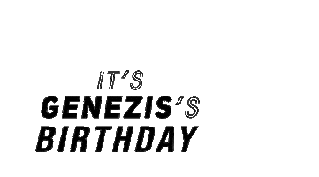 Birthday Sportswear Sticker by Genezis