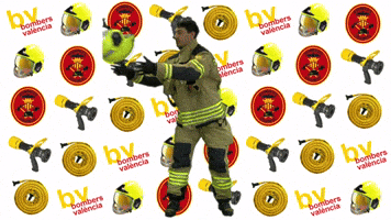 Helmet Thumbs Up GIF by Valencia's City Council Firefighter Department