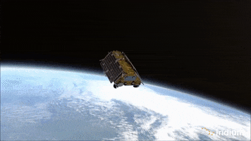 Iridiumcomm iridium constellation iridium satellite satellite deploy GIF