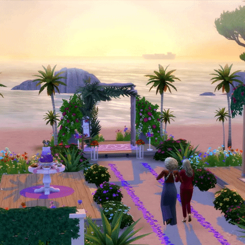 Beach Sun GIF by The Sims