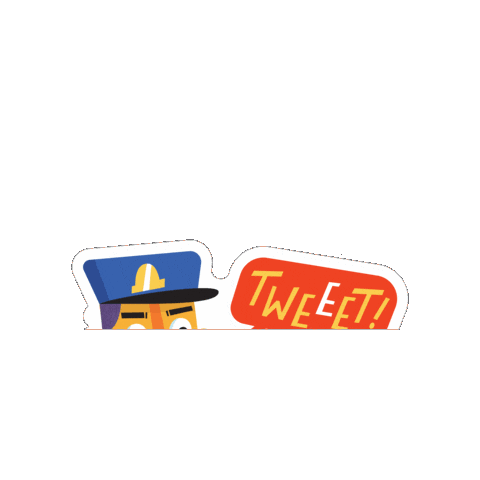 Whistle Officer Sticker by Parks Conservancy