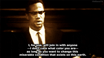 Malcolm X Help GIF by For(bes) The Culture