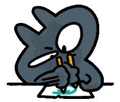 貓 愛心 Sticker