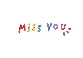 Miss You Friends Sticker