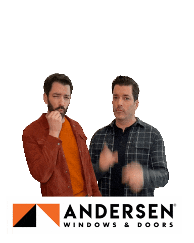 Drew And Jonathan Scott Sticker by Andersen Windows