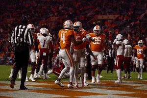 Football Celebration GIF by Tennessee Athletics