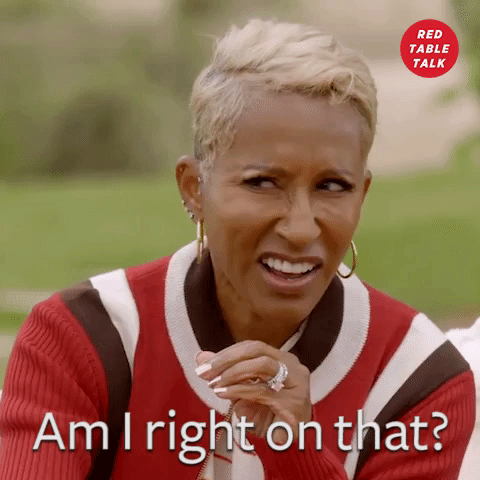 Am I Right Adrienne Banfield-Jones GIF by Red Table Talk