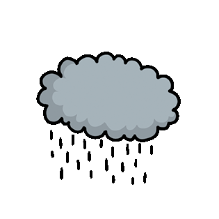Sad Dark Cloud Sticker by Simon's Cat for iOS & Android | GIPHY