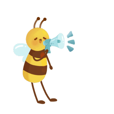 Bees Sticker by cnhkeyclub