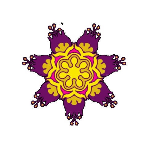 Flower Medal Sticker