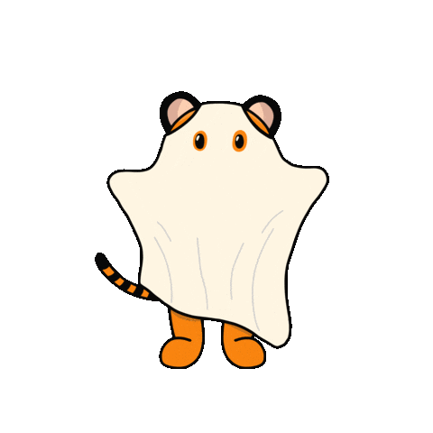 Rit Tigers Halloween Sticker by Rochester Institute of Technology