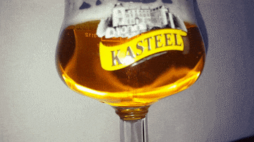 pula beer glass kasteel GIF